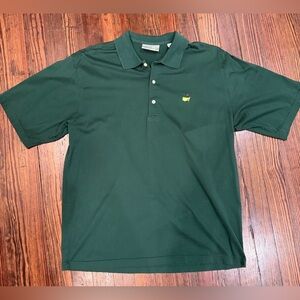 Augusta National Golf Shop Men’s Masters Embroidered Green Polo Sz L Rn97931